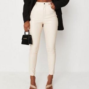 NWT Missguided faux leather pants